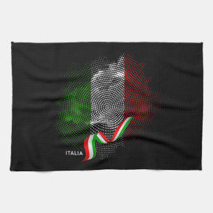 Italienische Flagge Geschirrtuch