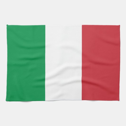 Italienische Flagge Geschirrtuch (Horizontal)