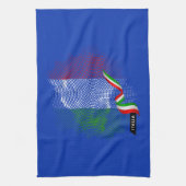 Italienische Flagge Geschirrtuch (Vertikal)