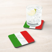 Italienische Flagge Getränkeuntersetzer (Rechte Seite)