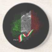 Italienische Flagge Getränkeuntersetzer (Vorne)