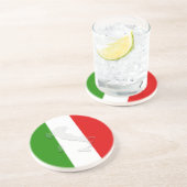 Italienische Flagge Getränkeuntersetzer (Seite)