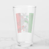 Italienische Flagge Glas (Rückseite)
