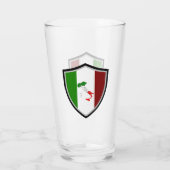 Italienische Flagge Glas (Rückseite)