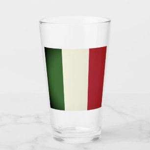 Italienische Flagge Glas