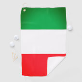 Italienische Flagge Golf Handtuch (Insitu)