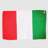 Italienische Flagge Golf Handtuch (Horizontal)