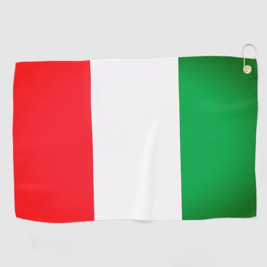 Italienische Flagge Golf Handtuch (Horizontal)