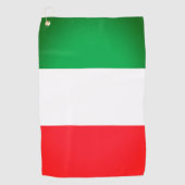 Italienische Flagge Golf Handtuch (Vorderseite)