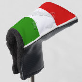 Italienische Flagge Golf Headcover (3/4 Vorderseite)