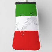 Italienische Flagge Golf Headcover (Rotieren 90)