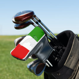 Italienische Flagge Golf Headcover