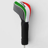 Italienische Flagge Golf Headcover (angewinkelt)
