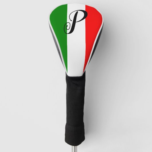 Italienische Flagge Golf Headcover (Vorderseite)