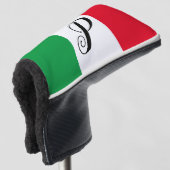 Italienische Flagge Golf Headcover (3/4 Vorderseite)