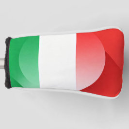 Italienische Flagge Golf Putter Abdeckung Headcover