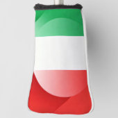 Italienische Flagge Golf Putter Abdeckung Headcover (Rotieren 90)