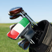 Italienische Flagge Golf Putter Abdeckung Headcover (In Situ)