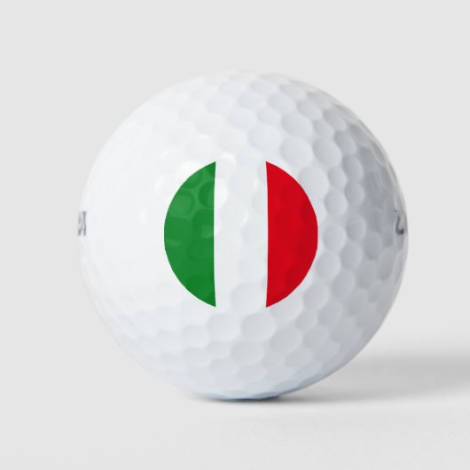 Italienische Flagge Golfball (Vorderseite)