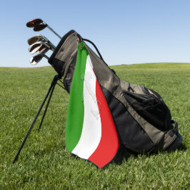 Italienische Flagge Golfhandtuch