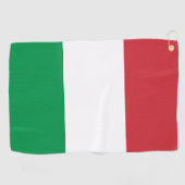 Italienische Flagge Golfhandtuch (Horizontal)