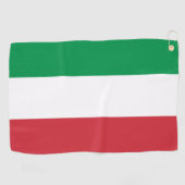 Italienische Flagge Golfhandtuch (Horizontal)