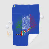 Italienische Flagge Golfhandtuch (Insitu)
