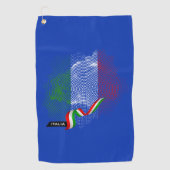 Italienische Flagge Golfhandtuch (Vorderseite)