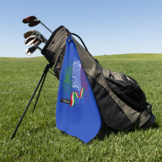 Italienische Flagge Golfhandtuch