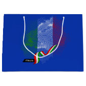 Italienische Flagge Große Geschenktüte (Vorderseite)