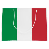 Italienische Flagge Große Geschenktüte (Vorderseite)