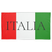 Italienische Flagge Grosses ITALIA Badetuch Kissenbezug (Vorderseite)