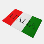 Italienische Flagge Großes ITALIEN Fußmatte (Schrägansicht)