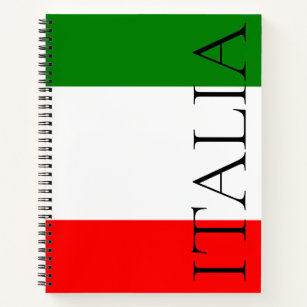 Italienische Flagge Großes ITALIEN Notizblock