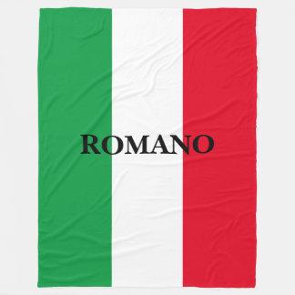 Italienische Flagge Großvliesdecke Fleecedecke