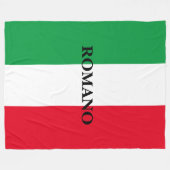 Italienische Flagge Großvliesdecke Fleecedecke (Vorderseite (Horizontal))