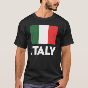 Italienische Flagge Grün Rot T-Shirt