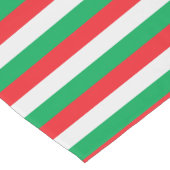 italienische Flagge - grüne, rote und weiße Streif Kurzer Tischläufer (Ecke)
