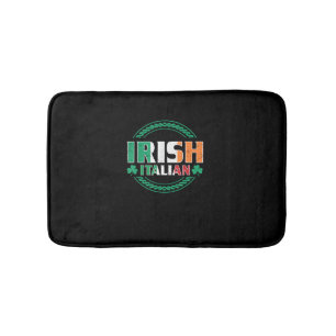 Italienische Flagge Half irisch Halb Italienische Badematte