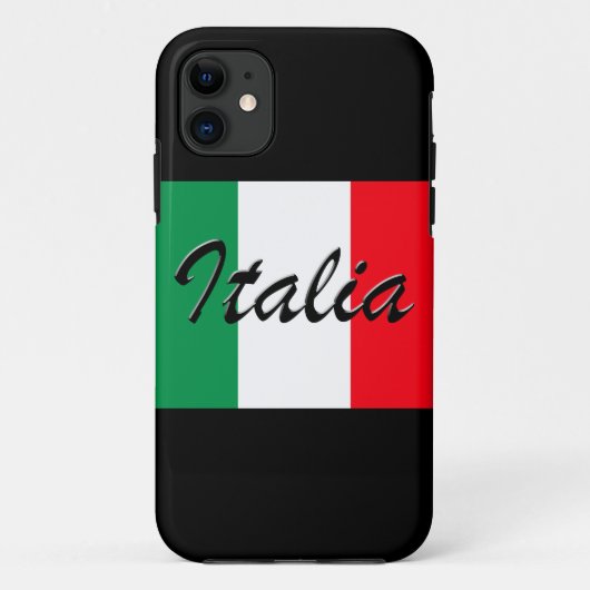 Italienische Flagge - hohe Qualität Case-Mate iPhone Hülle (Rückseite)
