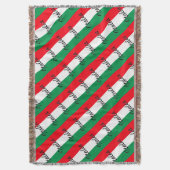 Italienische Flagge - hohe Qualität Decke (Vorderseite Vertikal)