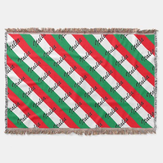 Italienische Flagge - hohe Qualität Decke (Vorderseite)