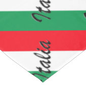 Italienische Flagge - hohe Qualität Tischdecke (Schrägansicht)