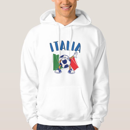 Italienische Flagge Hoodie (Vorderseite)