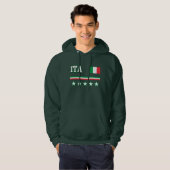 Italienische Flagge Hoodie (Vorne ganz)