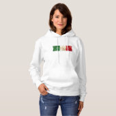 Italienische Flagge Hoodie (Vorne ganz)