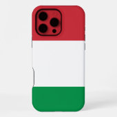 Italienische Flagge iPhone Hülle (Rückseite)