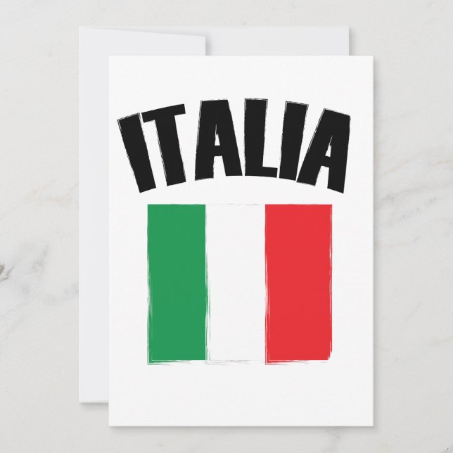 Italienische Flagge Italien (Vorderseite)