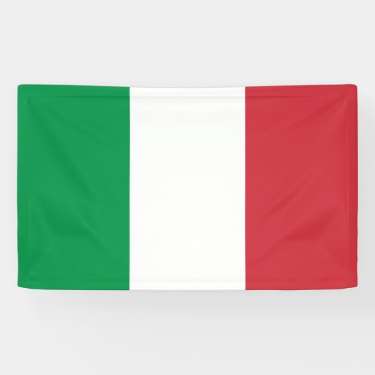 Italienische Flagge (Italien) Banner (Horizontal)