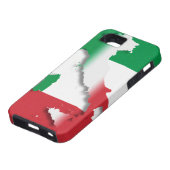 Italienische Flagge, Italien Case-Mate iPhone Hülle (unten)